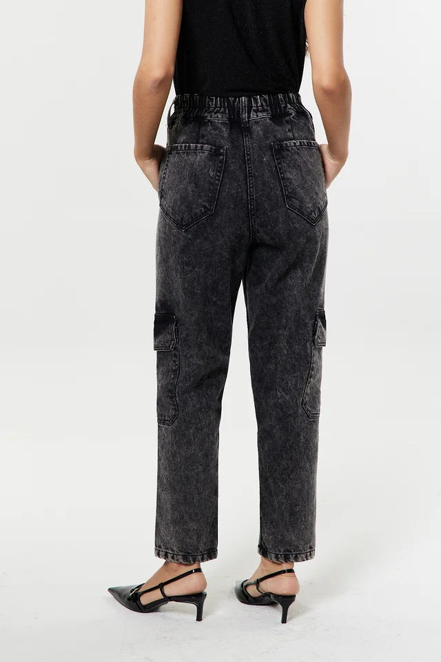 JEANS BAGGY KETEL BLACK