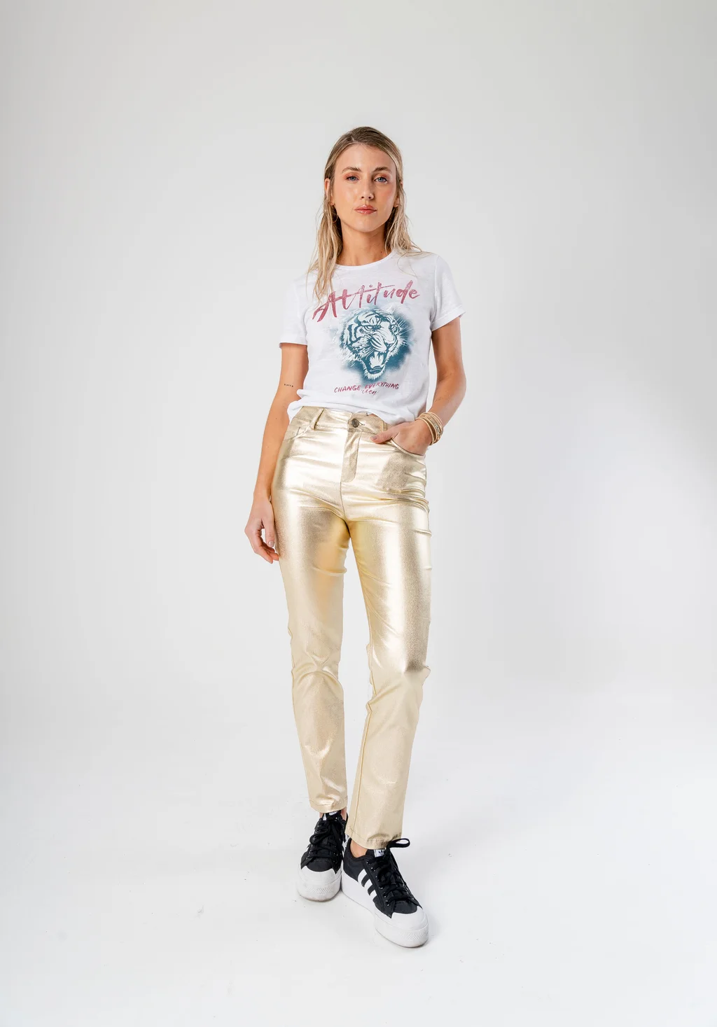 LEGGINS ALBA METALLIC