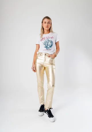 LEGGINS ALBA METALLIC - Vista 3