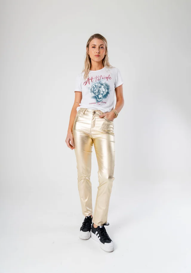 LEGGINS ALBA METALLIC