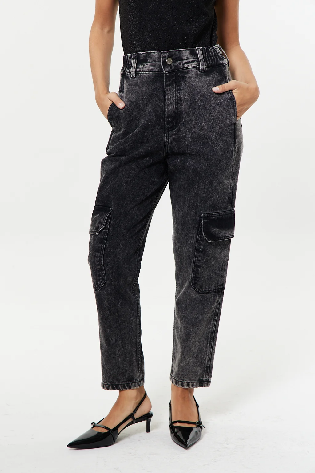JEANS BAGGY KETEL BLACK