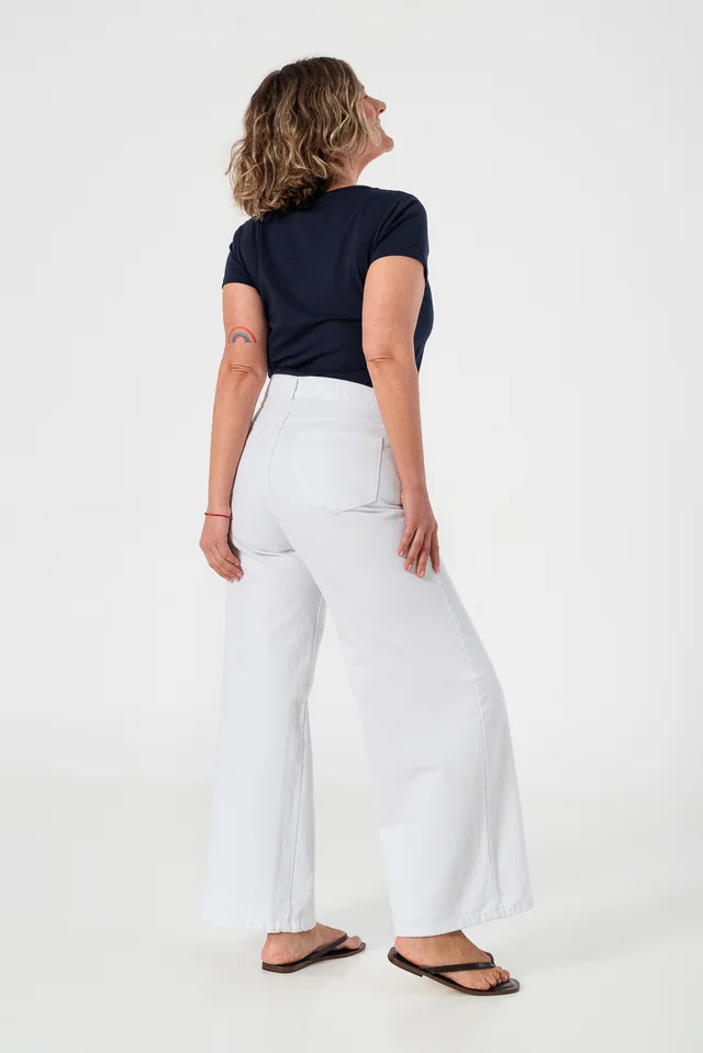 0010578 - JEANS WIDE LOW BLANCO