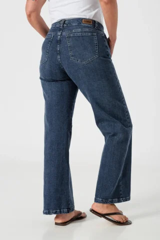 0010580 - WIDE LEG COMFORT WORN BLUE - Vista 1