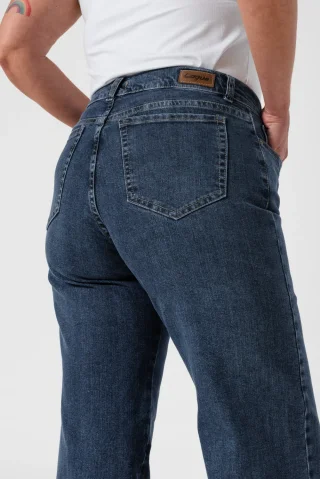 0010580 - WIDE LEG COMFORT WORN BLUE - Vista 2