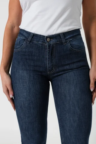 0010574 - JEANS CIGARETTE CROP DARC BLUE - Vista 4