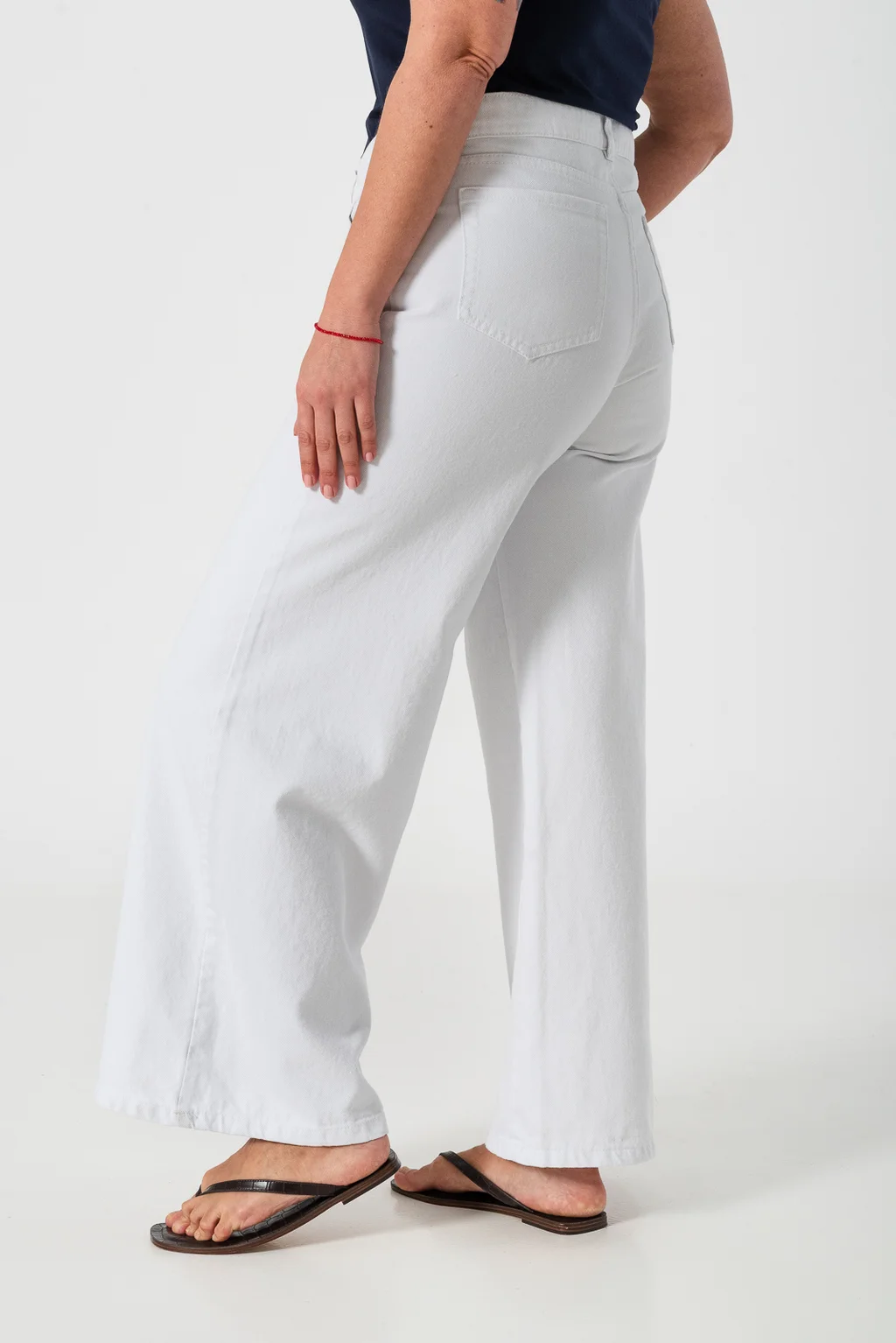 0010578 - JEANS WIDE LOW BLANCO