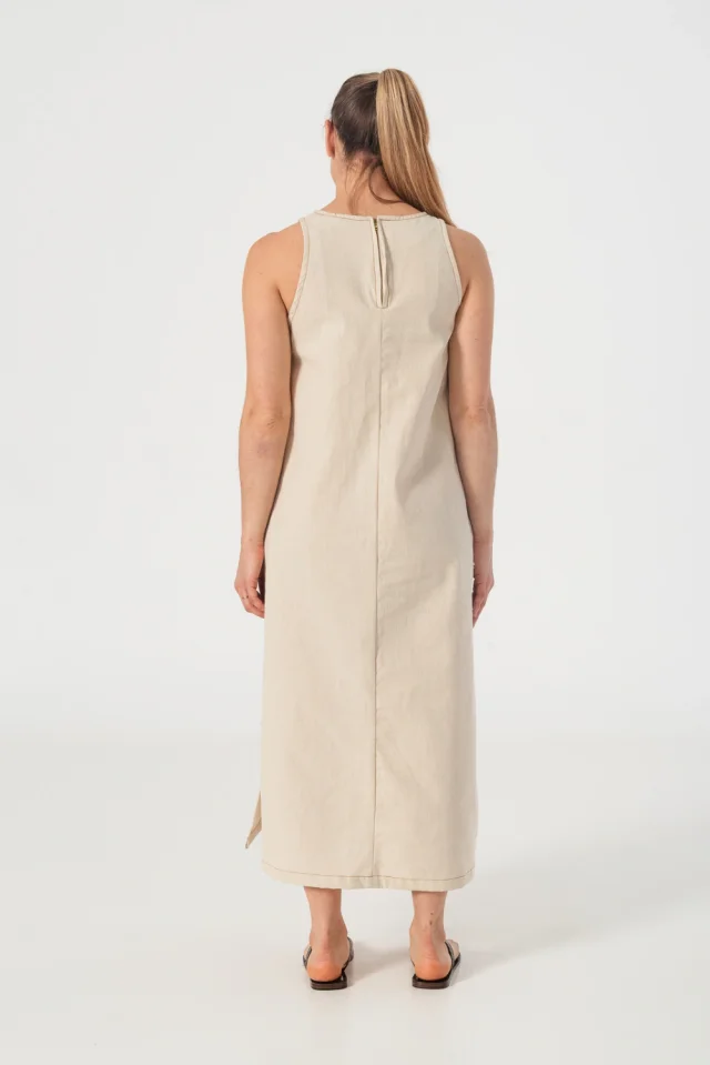 007068A - VESTIDO CHIPRE ECRU PLUS