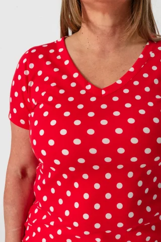 002299A - Y SHIRT SEXY POLKA M/C PLUS - Vista 3
