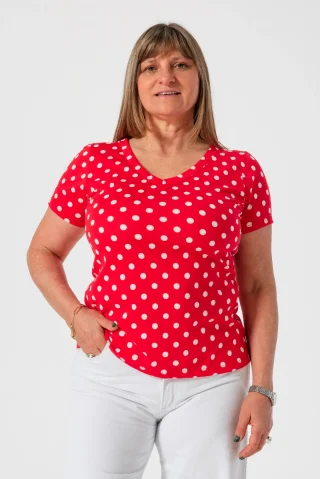 002299A - Y SHIRT SEXY POLKA M/C PLUS - Vista 2