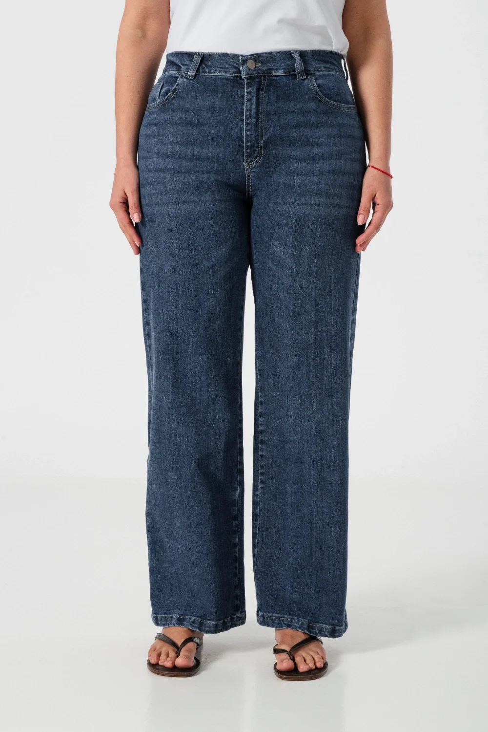 010580A - WIDE LEG COMFORT WORN BLUE PLUS