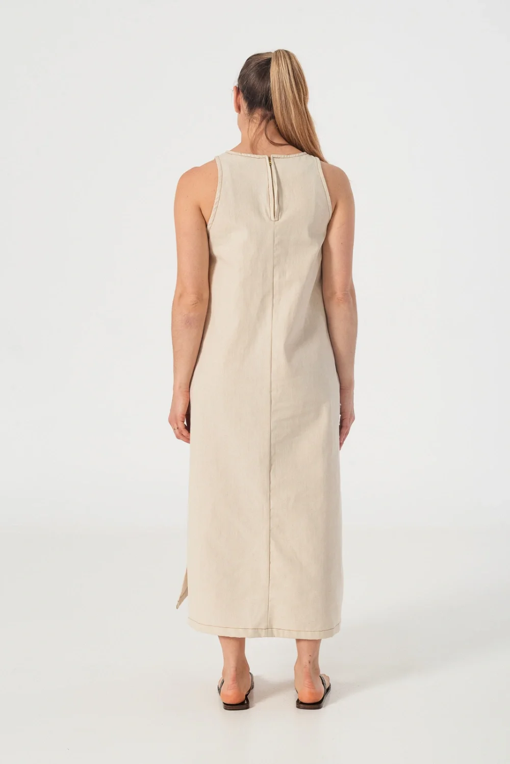 0007068 - VESTIDO CHIPRE ECRU