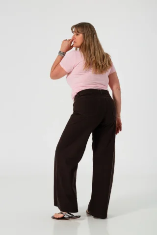 0010566 - JEANS WIDE LOW COLOR - Vista 2