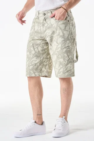 BERMUDA BAGGY ESTAMPADA - Vista 1