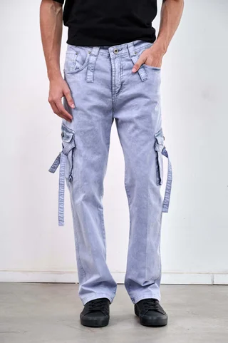 JEAN CARGO CON TIRAS - Vista 2