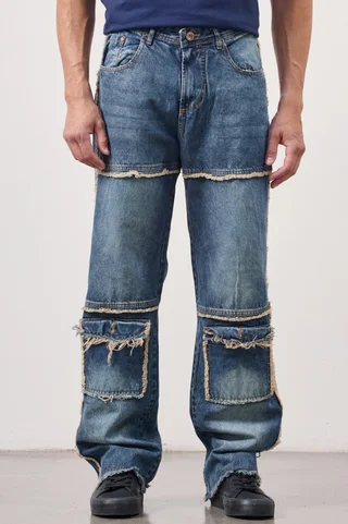 JEAN BAGGY FLECO - Vista 2