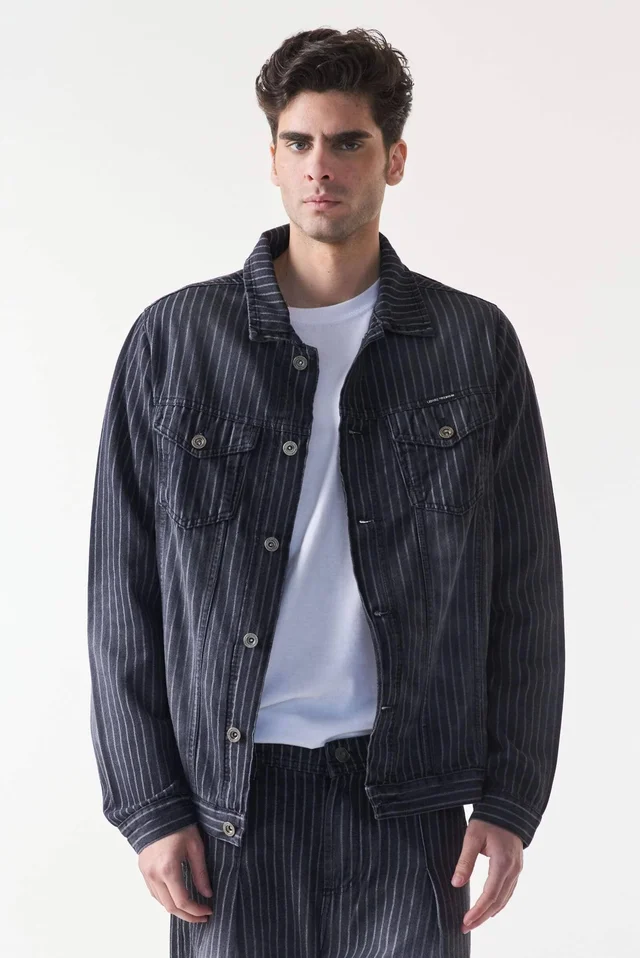 CAMPERA JEAN ESTAMPADA