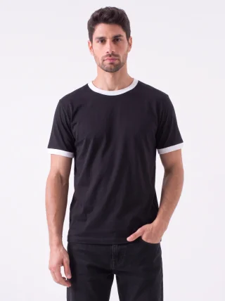 REMERA REGULAR COMBINADA - Vista 1