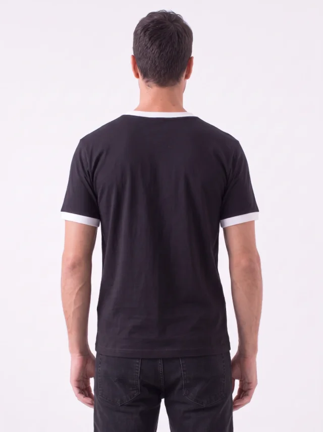 REMERA REGULAR COMBINADA