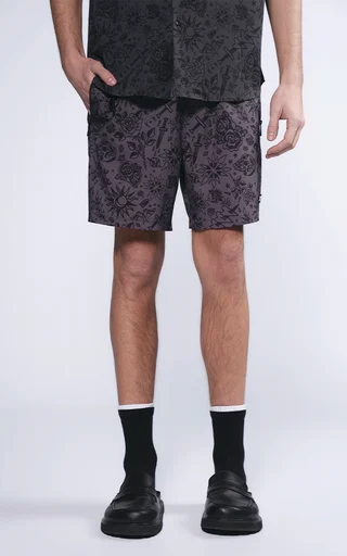 Short Zipper Print [ Print 3 ] - Vista 1