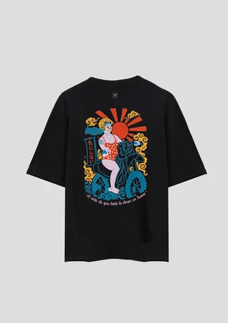 Remera Asia Queen [ Negro ] - Vista 2