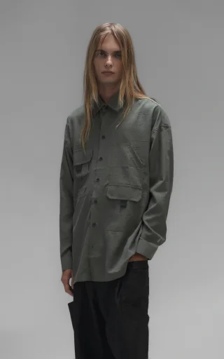 Camisa ML Unity [ Army ] - Vista 5