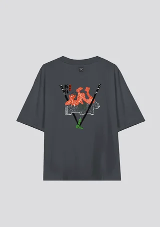 Remera Niguiri [ Carbón ] - Vista 2