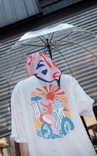 Remera Asia Queen [ Blanco ] - Vista 3