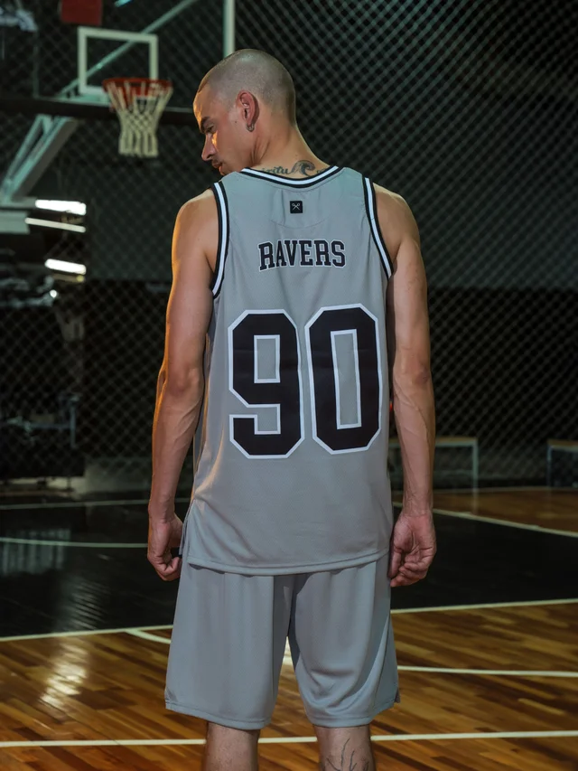 Sudadera Ravers NBA [ Gris / Negro ]