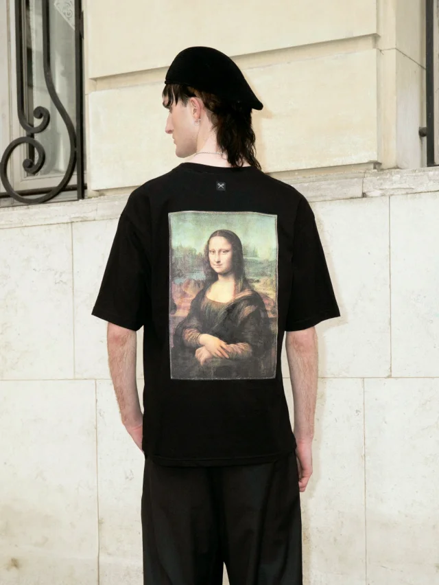 Remera Leonardo Da Vinci [ Negro ]