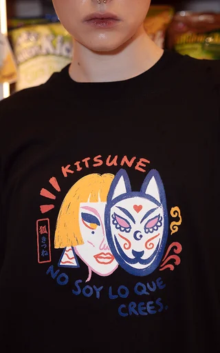 Remera Kitsune [ Negro ] - Vista 5