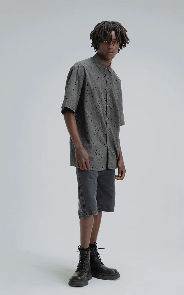 Camisa Dust [ Negro ]