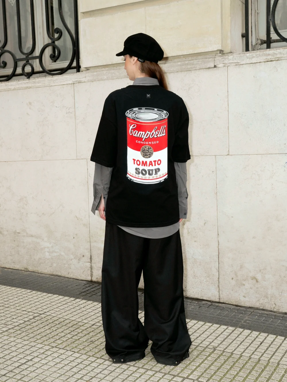 Remera Andy Warhol [ Negro ]