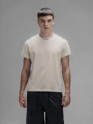 Remera Slim Fit [ Chia ] - Vista 2