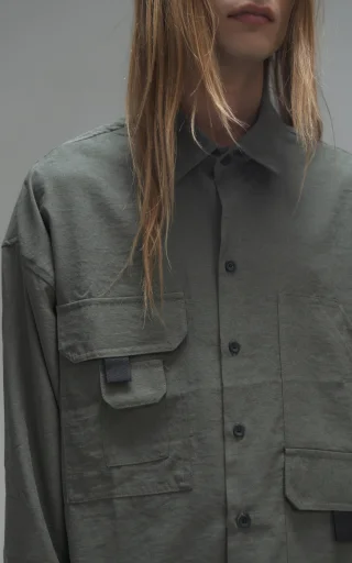 Camisa ML Unity [ Army ] - Vista 4