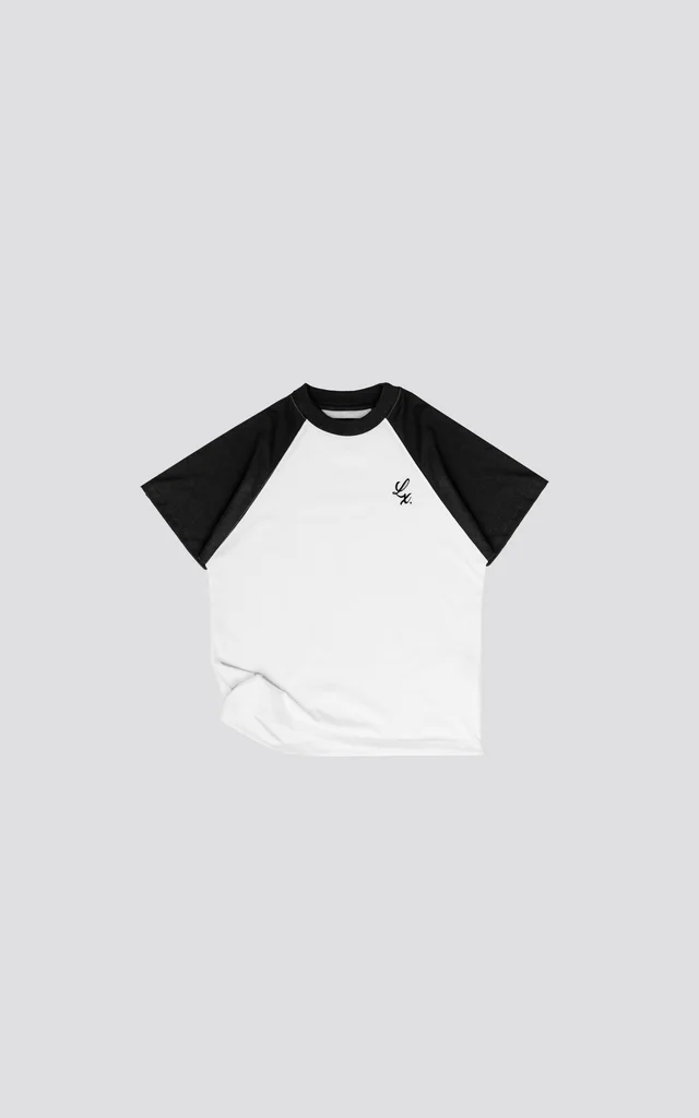 Remera League [ Blanco - Negro ]