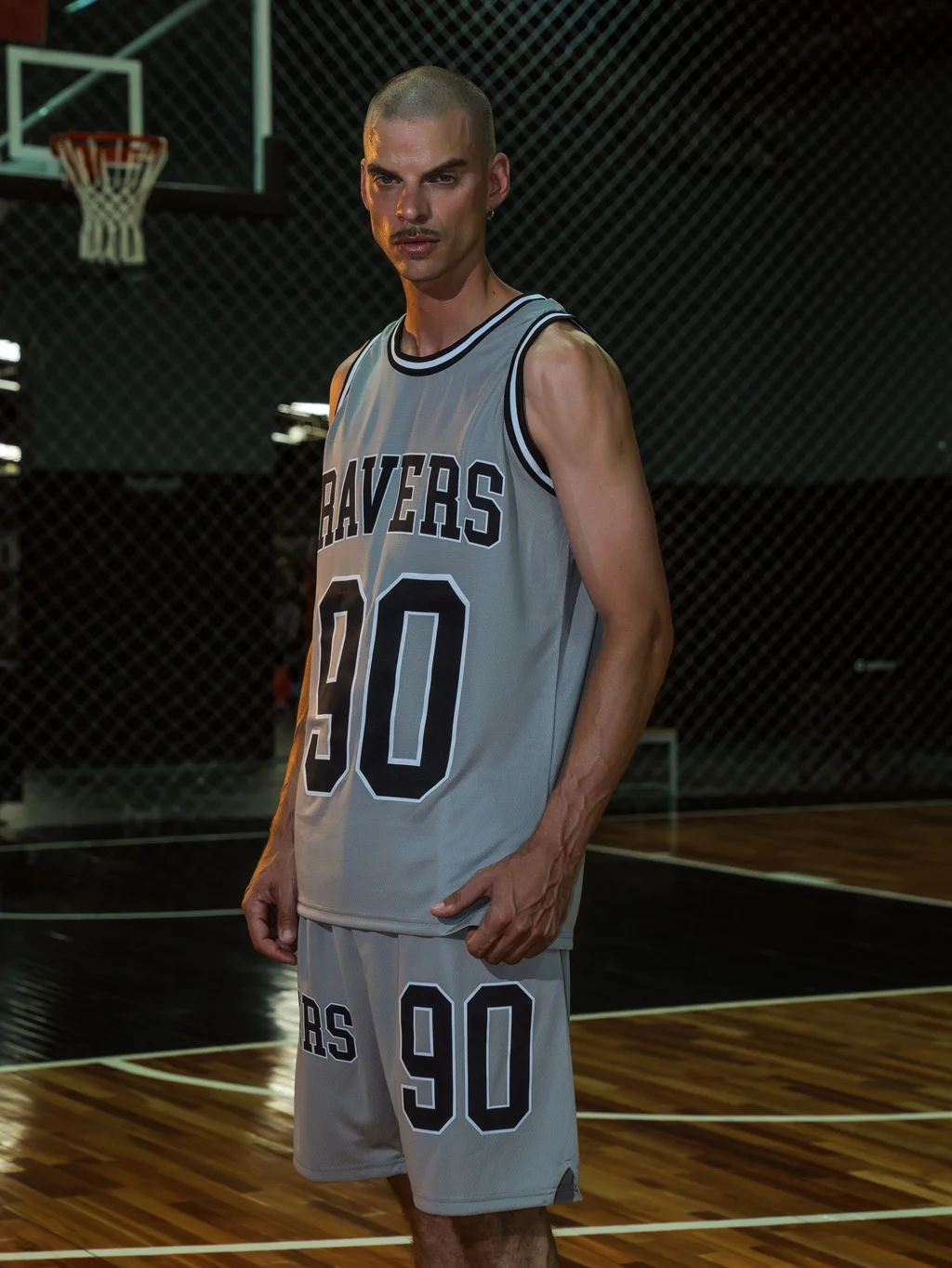 Sudadera Ravers NBA [ Gris / Negro ]