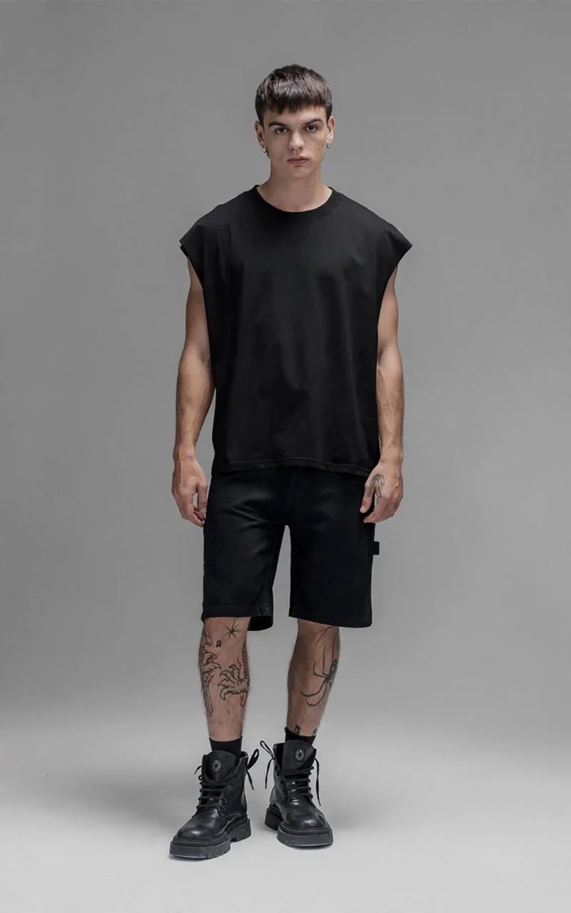 Sudadera Control Crop [ Negro ]