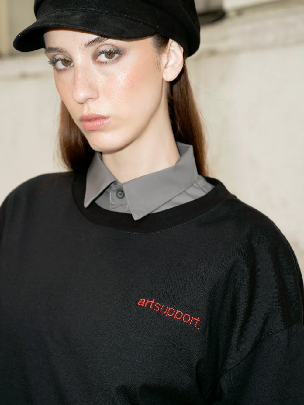 Remera Andy Warhol [ Negro ]