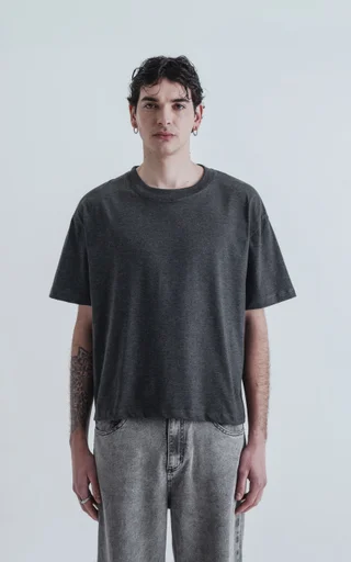 Remera Tracy [ Melange Osc.] - Vista 1