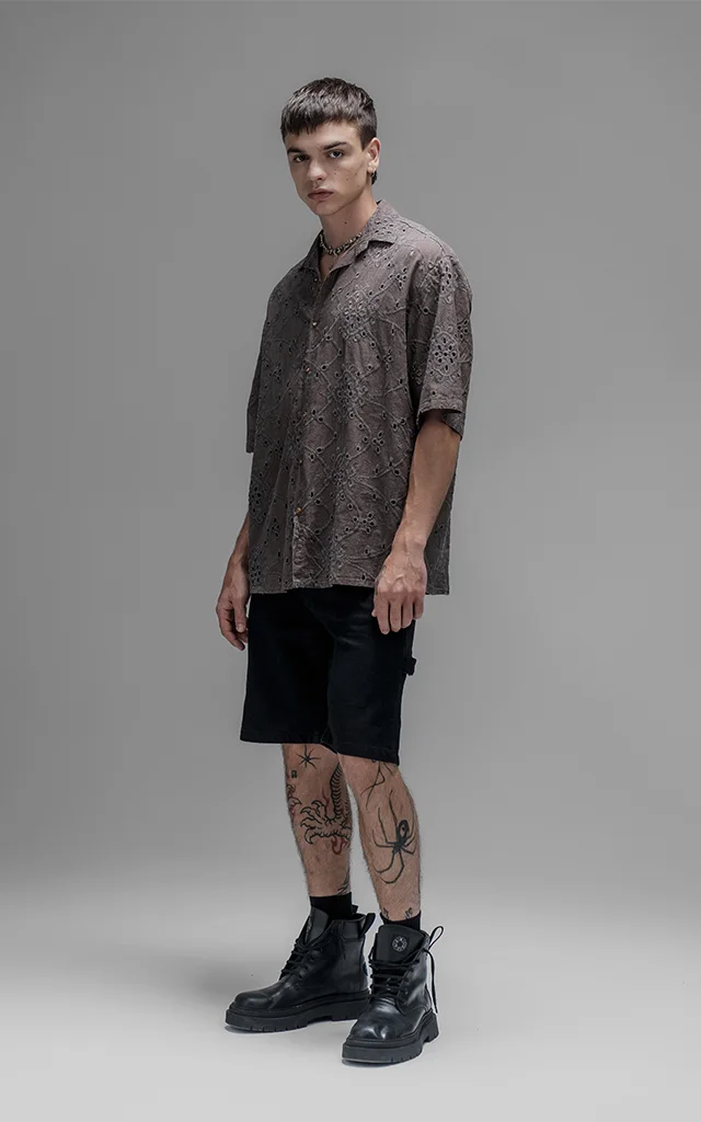 Camisa Dust [ Chocolate ]