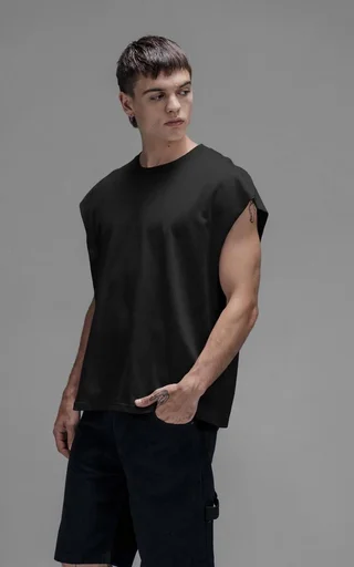 Sudadera Control Crop [ Negro ] - Vista 4