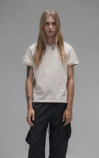Remera Slim Fit [ Chia ] - Vista 1