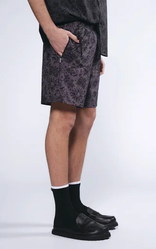 Short Zipper Print [ Print 3 ] - Vista 2