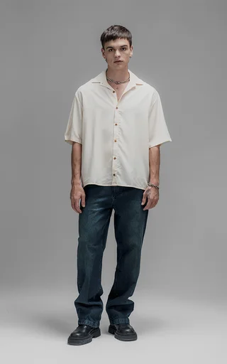 Camisa Core [ Off White ] - Vista 5