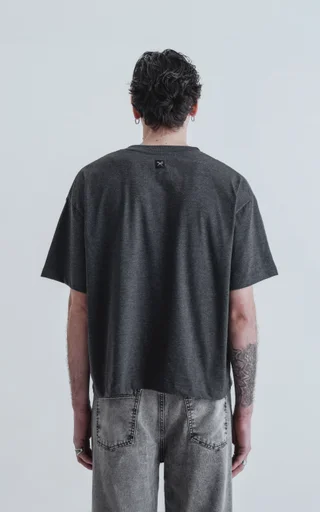 Remera Tracy [ Melange Osc.] - Vista 3