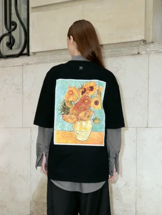 Remera Vincent Van Gogh [ Negro ] - Vista 3
