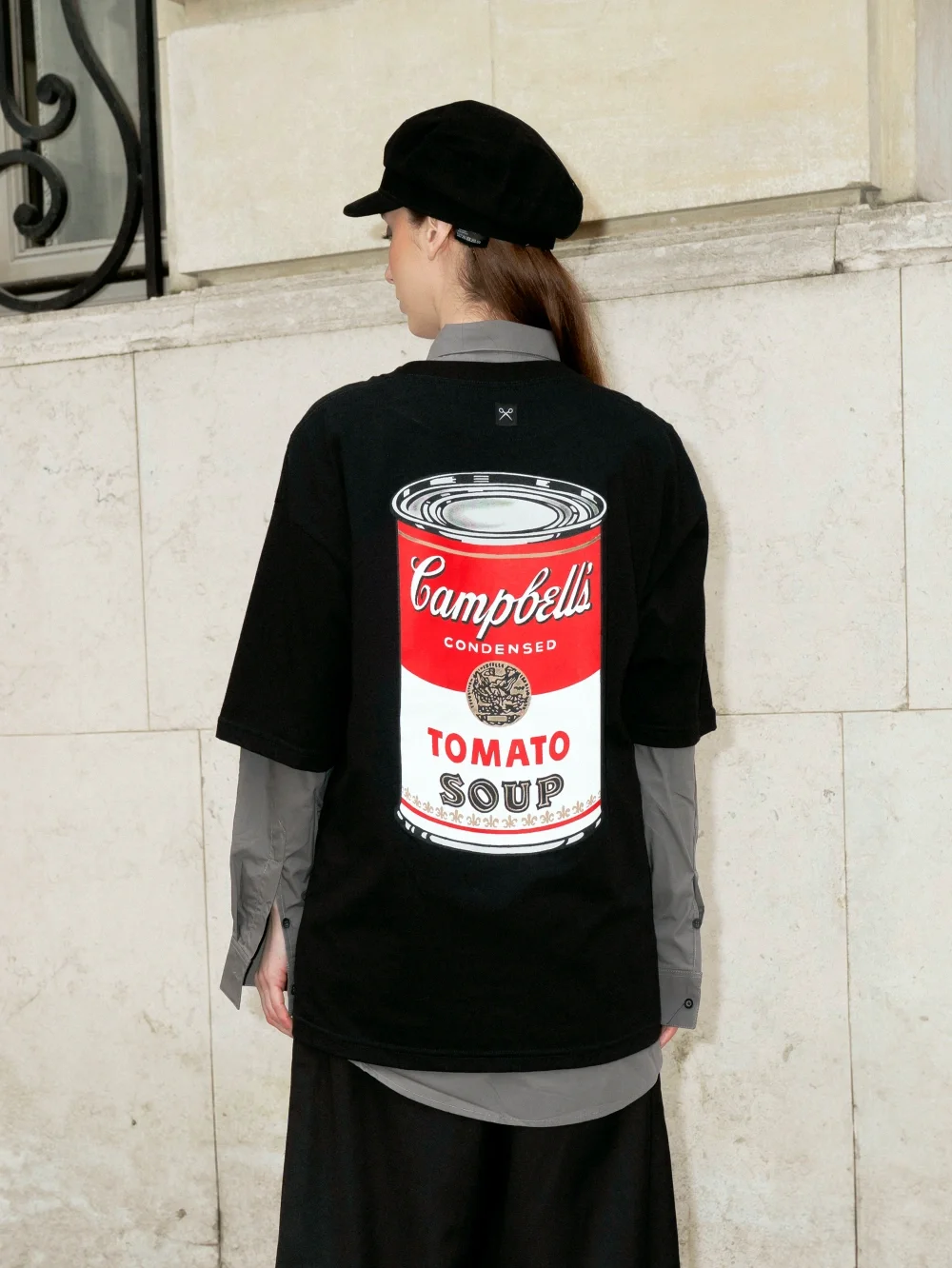 Remera Andy Warhol [ Negro ]