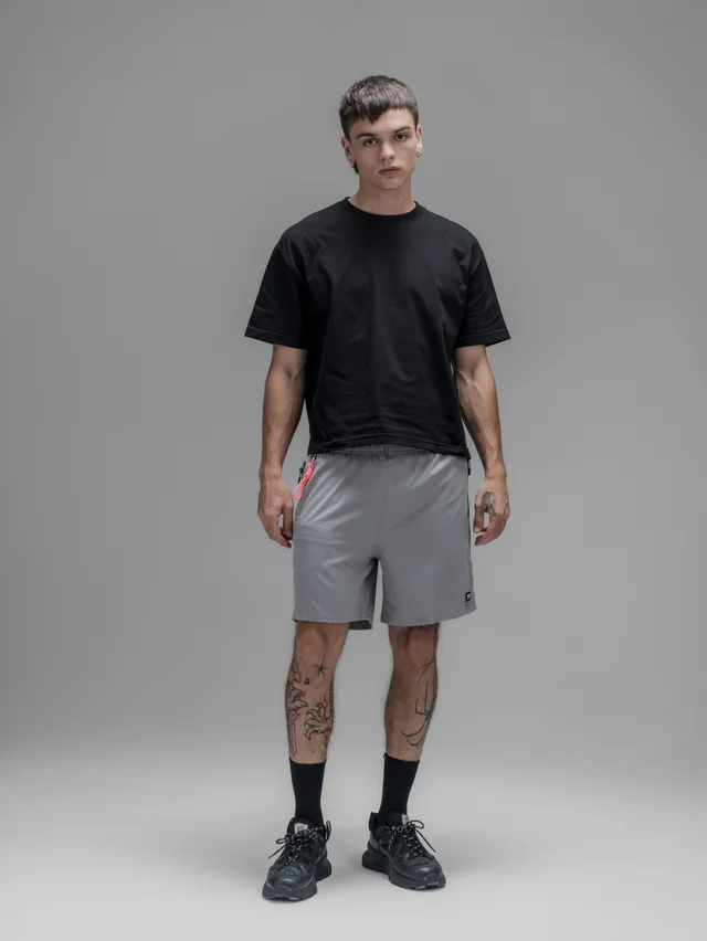 Short Zipper [ Gris ]