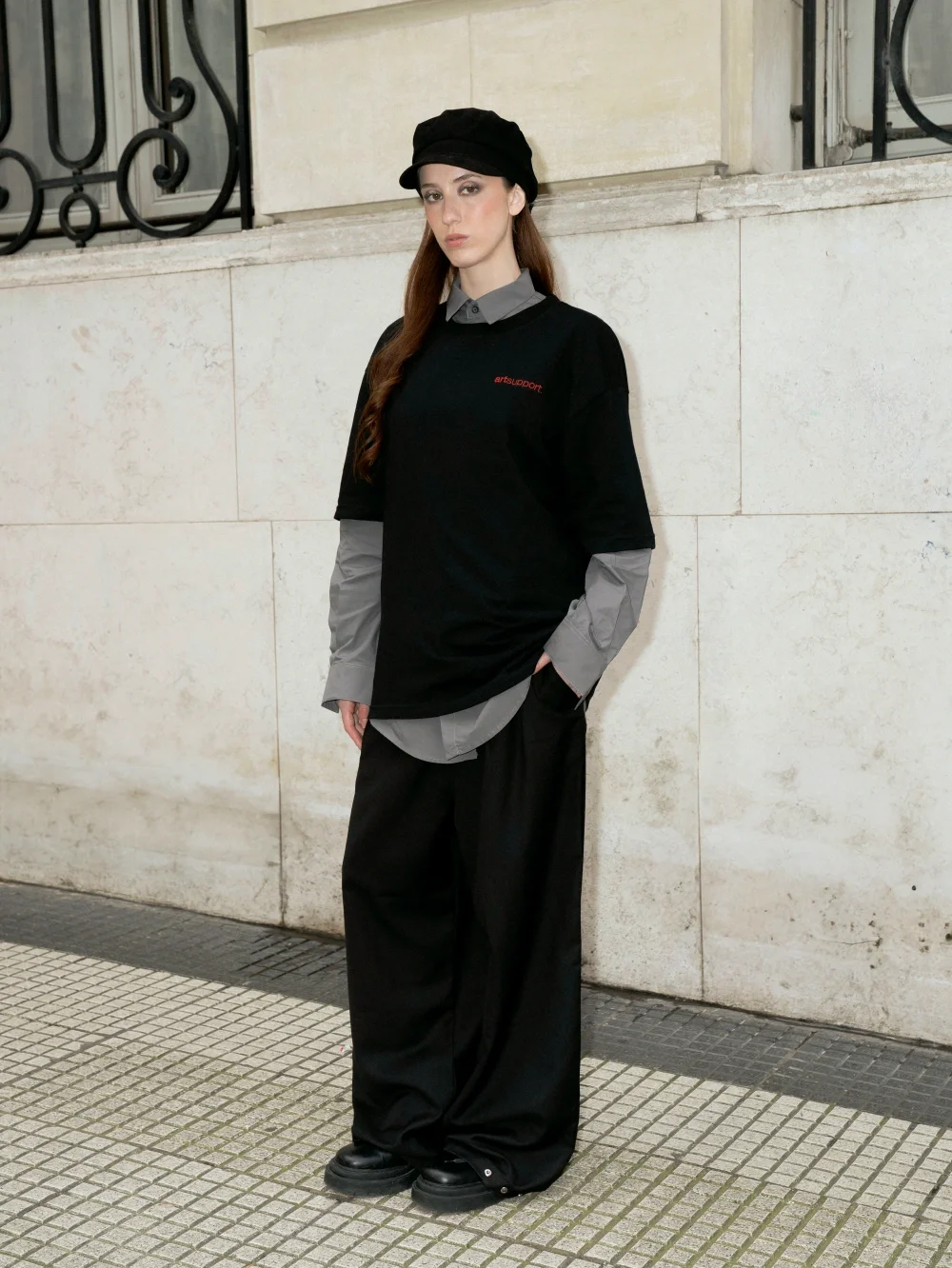 Remera Andy Warhol [ Negro ]