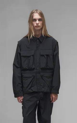 Campera Grid [ Negro ] - Vista 2